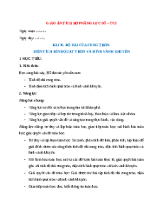 Giáo án Bài 15 Toán 9 Kết nối tri thức (năng lực số)