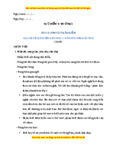 Giáo án Con cái thảo hiền Tiếng việt 2 Cánh diều