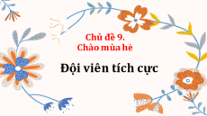 Bài giảng Powerpoint Chủ đề 9: Chào mùa hè Hoạt động trải nghiệm 7 Cánh diều