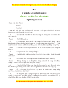 Trắc nghiệm Chủ điểm 8 Tiếng việt lớp 5: Người công dân