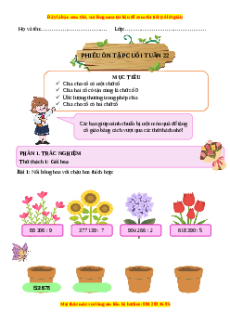 Bài tập cuối tuần Toán 4 Tuần 22 Chân trời sáng tạo (có lời giải)