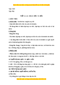 Giáo án Ước và bội Toán 6 Chân trời sáng tạo