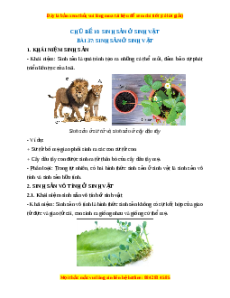 Lý thuyết Khoa học tự nhiên 7 Chân trời sáng tạo Bài 37: Sinh sản ở sinh vật