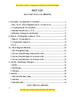 Tuyển tập 400 bài tập Toán 4 có đáp án