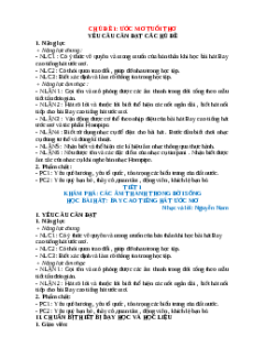 Giáo án Âm nhạc lớp 4 Chân trời sáng tạo