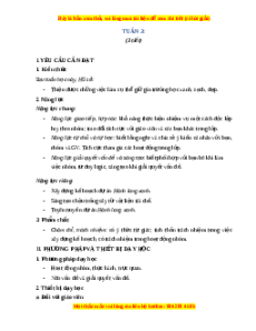 Giáo án Tuần 3 HĐTN lớp 4 Cánh diều