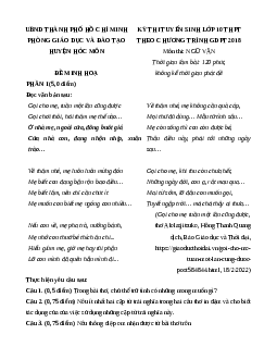 Đề minh họa thi vào lớp 10 Ngữ văn 2025 - Phòng GD Hóc Môn (1)