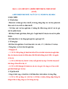 Giáo án Học kì 1 Ngữ văn 11 Kết nối tri thức (năng lực số)