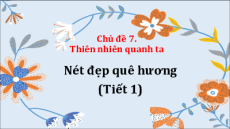 Bài giảng Powerpoint Chủ đề 7: Thiên nhiên quanh ta Hoạt động trải nghiệm 8 Cánh diều