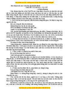 Phiếu bài tập Tuần 2 Chợ Tết của Đoàn Văn Cừ Ngữ văn 7