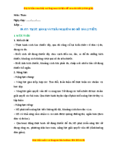 Giáo án Luyện tập chung trang 75 Toán lớp 2 Kết nối tri thức
