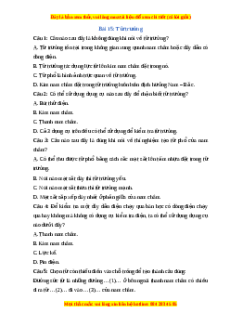 Trắc nghiệm Từ trường KHTN 7 Cánh diều