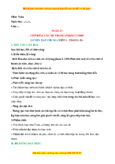 Giáo án Luyện tập chung (Trang 56) Toán lớp 2 Cánh diều