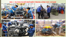 Giáo án Powerpoint Bài 7 Công nghệ 8 Chân trời sáng tạo: Ngành nghề phổ biến trong lĩnh vực cơ khí