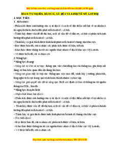 Giáo án Bài 8 Địa lí 11 Chân trời sáng tạo (2024): Tự nhiên, dân cư, xã hội và kinh tế Mỹ latinh