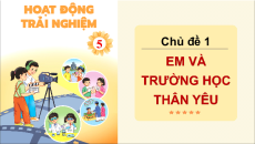Giáo án Powerpoint Tuần 2 HĐTN lớp 5 Chân trời sáng tạo (Bản 1)