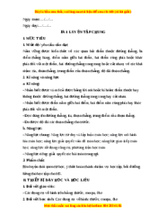 Giáo án Luyện tập chung trang 65Toán 6 Kết nối tri thức