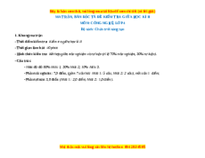 Đề thi giữa kì 2 Công nghệ lớp 4 Chân trời sáng tạo (Đề 2)