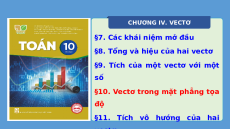 Giáo án Powerpoint Vectơ trong mặt phẳng tọa độ Toán 10 Kết nối tri thức