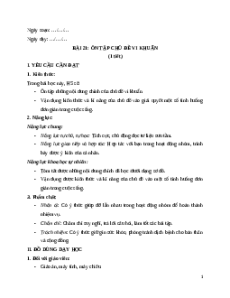 Giáo án Bài 21 Khoa học lớp 5 Kết nối tri thức: Ôn tập chủ đề Vi khuẩn