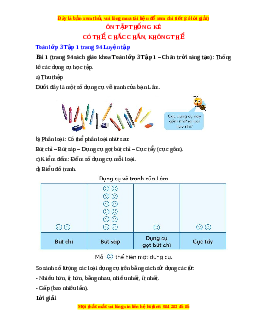 Giải Sgk Toán lớp 3 Bài 58: Ôn tập thống kê có thể, chắc chắn, không thể (Chân trời sáng tạo)