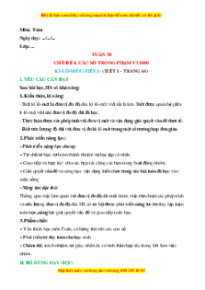 Giáo án Ki-lô- mét Toán lớp 2 Cánh diều