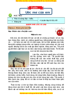 Bài tập cuối tuần Tiếng việt 4 Tuần 10 Cánh diều (có lời giải)