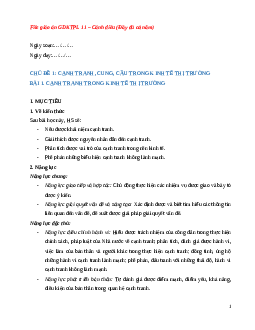 Giáo án Kinh tế pháp luật 11 Cánh diều (phiên bản 2)
