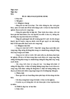 Giáo án Bài 9 KHTN 9 Cánh diều (2024): Đoạn mạch song song