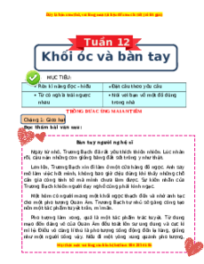 Bài tập cuối tuần Tiếng việt lớp 3 Tuần 12 Cánh diều (có lời giải)