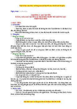 Giáo án Bài 8 Địa lí 10 Chân trời sáng tạo (2024): Khí quyển, sự phân bố nhiệt độ không khí trên Trái Đất