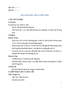 Giáo án Bài 3: Hàm điều kiện IF (tiếp theo) Tin học 9 Cánh diều