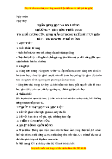 Giáo án Hình có trục đối xứng Toán 6 Chân trời sáng tạo