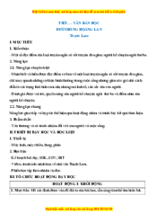 Giáo án Quyền năng của người kể chuyện (2024) Kết nối tri thức
