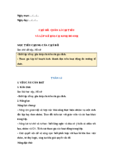 Giáo án Tuần 13 Hoạt động trải nghiệm lớp 5 Kết nối tri thức