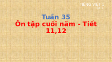 Giáo án Powerpoint Ôn tập cuối năm - Phần đọc hiểu viết (Tiết 11, 12) Tiếng việt lớp 1 Cánh diều