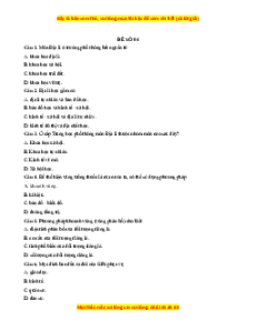 Đề thi giữa kì 1 Địa lý 10 Kết nối tri thức (đề 4)