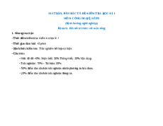 Bộ đề thi cuối kì 1 Công nghệ 9 Kết nối tri thức Định hướng nghề nghiệp