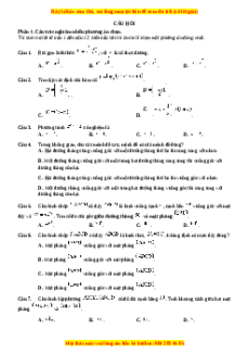 Đề thi Toán 11 Cuối kì 2 Chân trời sáng tạo cấu trúc mới (Đề 3)