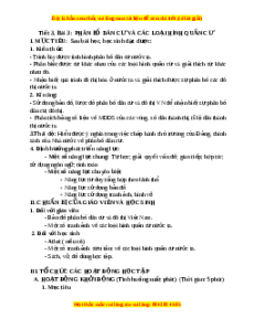 Giáo án Bài 3 Địa lí 9: Phân bố dân cư và các loại hình quần cư
