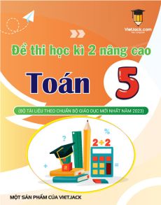 Đề thi Học kì 2 Toán lớp 5 nâng cao năm 2023 có đáp án
