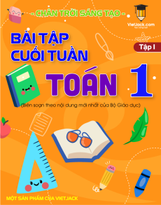 Bài tập cuối tuần Toán lớp 1 học kì 1 Chân trời sáng tạo