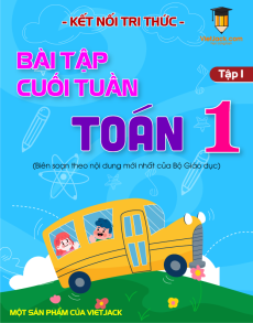 Bài tập cuối tuần Toán lớp 1 Kết nối tri thức học kì 1