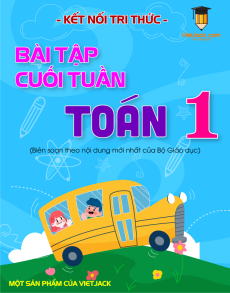 Bài tập cuối tuần Toán lớp 1 Kết nối tri thức (cả năm)