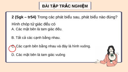 Giáo án điện tử Bài tập cuối chương 2 Toán 8 Chân trời sáng tạo