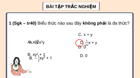 Giáo án điện tử Bài tập cuối chương 1 Toán 8 Chân trời sáng tạo
