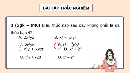Giáo án điện tử Bài tập cuối chương 1 Toán 8 Chân trời sáng tạo