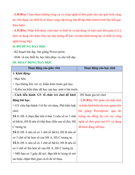Giáo án Toán lớp 3 Kết nối tri thức (năng lực số)