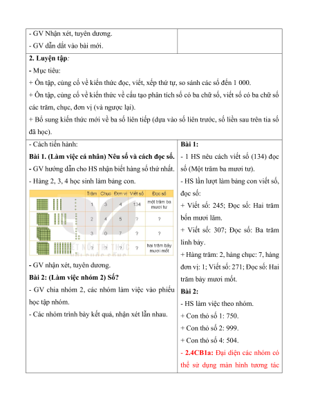 Giáo án Toán lớp 3 Kết nối tri thức (năng lực số)
