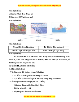 Đề thi giữa kì 1 Tiếng Việt lớp 3 Kết nối tri thức (đề 2)
